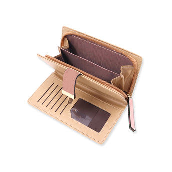 NFI essentials Women's Long Clutch Wallet Girls Leaf Bi-fold Multi Card Holder Leaf Design Womens Purse Long Wallet - AYAHA ENTERPRISES PRIVATE LIMITED