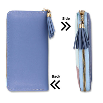 NFI essentials Women Wallet Phone Purse Multi Card Holders PU Long Wallet for Women Money Purse Stylish Clutch Wristlet Wallet - AYAHA ENTERPRISES PRIVATE LIMITED