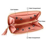 NFI essentials Women Wallet Phone Purse Multi Card Holders PU Long Wallet for Women Money Purse Stylish Clutch Wristlet Wallet - AYAHA ENTERPRISES PRIVATE LIMITED