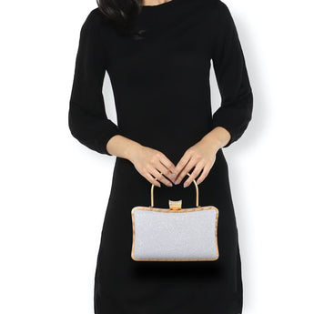NFI essentials Glitter Clutch for Women's, Evening Handbags for Bridal - AYAHA ENTERPRISES PRIVATE LIMITED