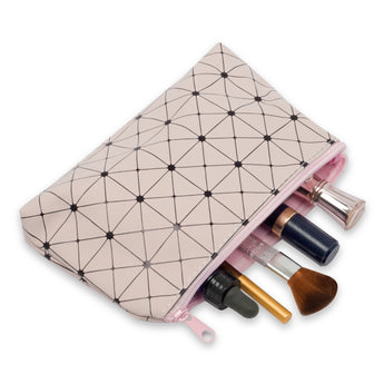 NFI essentials Set of 3 Cosmetic pouch Makeup pouch Vanity Pouch Travel Organizer Toiletry Pouch for Women Zippered Pouch Set, Large, Medium, Small Makeup Bag - AYAHA ENTERPRISES PRIVATE LIMITED