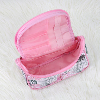 NFI essentials Floral Print Cosmetics Pouch Makeup Pouch Vanity Case Jewellery Pouch Stationery Pencil Case - AYAHA ENTERPRISES PRIVATE LIMITED
