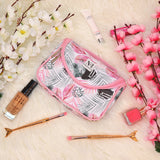 NFI essentials Floral Print Cosmetics Pouch Makeup Pouch Vanity Case Jewellery Pouch Stationery Pencil Case - AYAHA ENTERPRISES PRIVATE LIMITED