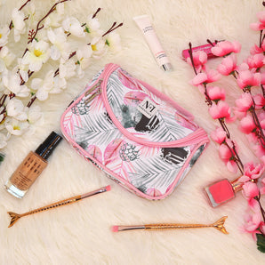 NFI essentials Floral Print Cosmetics Pouch Makeup Pouch Vanity Case Jewellery Pouch Stationery Pencil Case - AYAHA ENTERPRISES PRIVATE LIMITED