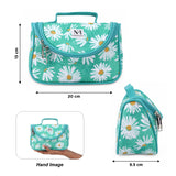 NFI essentials Floral Print Cosmetics Pouch Makeup Pouch Vanity Case Jewellery Pouch Stationery Pencil Case - AYAHA ENTERPRISES PRIVATE LIMITED