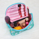 NFI essentials Floral Print Cosmetics Pouch Makeup Pouch Vanity Case Jewellery Pouch Stationery Pencil Case - AYAHA ENTERPRISES PRIVATE LIMITED
