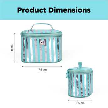 NFI essentials Floral Print Cosmetics Pouch Makeup Pouch Vanity Case Jewellery Pouch Stationery Pencil Case - AYAHA ENTERPRISES PRIVATE LIMITED