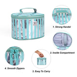 NFI essentials Floral Print Cosmetics Pouch Makeup Pouch Vanity Case Jewellery Pouch Stationery Pencil Case - AYAHA ENTERPRISES PRIVATE LIMITED