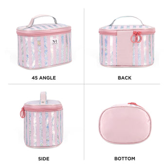 NFI essentials Floral Print Cosmetics Pouch Makeup Pouch Vanity Case Jewellery Pouch Stationery Pencil Case - AYAHA ENTERPRISES PRIVATE LIMITED