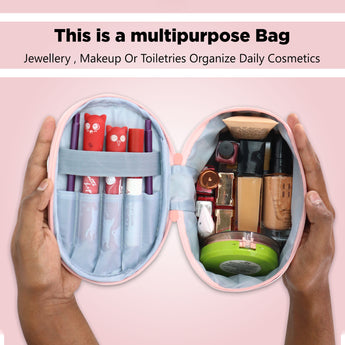 NFI essentials Floral Print Cosmetics Pouch Makeup Pouch Vanity Case Jewellery Pouch Stationery Pencil Case - AYAHA ENTERPRISES PRIVATE LIMITED