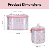 NFI essentials Floral Print Cosmetics Pouch Makeup Pouch Vanity Case Jewellery Pouch Stationery Pencil Case - AYAHA ENTERPRISES PRIVATE LIMITED