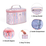 NFI essentials Floral Print Cosmetics Pouch Makeup Pouch Vanity Case Jewellery Pouch Stationery Pencil Case - AYAHA ENTERPRISES PRIVATE LIMITED
