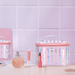 NFI essentials Floral Print Cosmetics Pouch Makeup Pouch Vanity Case Jewellery Pouch Stationery Pencil Case - AYAHA ENTERPRISES PRIVATE LIMITED