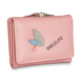 NFI essentials Fashion PU Leather Women's Mini Clutch Wallet | Girls Leaf Bi-fold Card Holder | Womens Purse Small Clutch Wallet - AYAHA ENTERPRISES PRIVATE LIMITED
