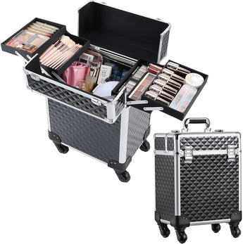 NFI essentials Makeup Vanity Trolley Bag (40x24x45 cm) - AYAHA ENTERPRISES PRIVATE LIMITED