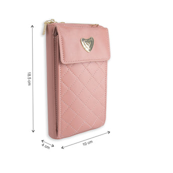 NFI essentials Girls Women Women's Mobile Cell Phone Holder Pocket Wallet Hand Purse Clutch Crossbody Sling Bag - AYAHA ENTERPRISES PRIVATE LIMITED