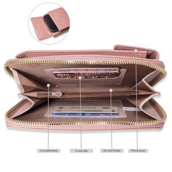 NFI essentials Girls Women Women's Mobile Cell Phone Holder Pocket Wallet Hand Purse Clutch Crossbody Sling Bag - AYAHA ENTERPRISES PRIVATE LIMITED