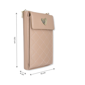 NFI essentials Girls Women Women's Mobile Cell Phone Holder Pocket Wallet Hand Purse Clutch Crossbody Sling Bag - AYAHA ENTERPRISES PRIVATE LIMITED