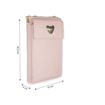 NFI essentials Girls Women Women's Mobile Cell Phone Holder Pocket Wallet Hand Purse Clutch Crossbody Sling Bag - AYAHA ENTERPRISES PRIVATE LIMITED