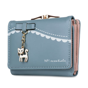 NFI essentials Small Multi Fold Women's Wallets with Seprated pouches for Holding Credit Card, Cash & Coins