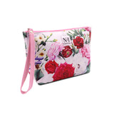 NFI essentials PU Floral Print Makeup Pouch for Women, Stylish Pouches for Makeup Accessories & Travel Organiser, Cosmetic Pouch - AYAHA ENTERPRISES PRIVATE LIMITED