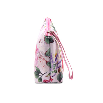 NFI essentials PU Floral Print Makeup Pouch for Women, Stylish Pouches for Makeup Accessories & Travel Organiser, Cosmetic Pouch - AYAHA ENTERPRISES PRIVATE LIMITED