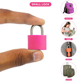 Set of 4 Suitcase Locks, Multicolor Luggage Padlocks Set, Lock with Keys - AYAHA ENTERPRISES PRIVATE LIMITED