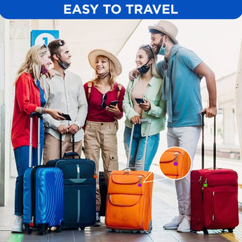 Set of 4 Suitcase Locks, Multicolor Luggage Padlocks Set, Lock with Keys - AYAHA ENTERPRISES PRIVATE LIMITED