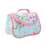 NFI essentials Floral Print Cosmetics Pouch Makeup Pouch Vanity Case Jewellery Pouch Stationery Pencil Case Travel Organiser Travel Pouch Bridal Gift (Y43) - AYAHA ENTERPRISES PRIVATE LIMITED