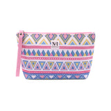 NFI essentials Geometric Print Makeup Pouches for Women Stylish Pouch for Makeup accessories - AYAHA ENTERPRISES PRIVATE LIMITED