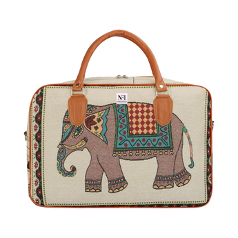 NFI essentials Canvas Duffle Travel Bag for Men and Women, Luggage Travelling Bags for Women, Stylish Duffel Cabin Size Air Bag (21L) - AYAHA ENTERPRISES PRIVATE LIMITED