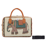 NFI essentials Canvas Duffle Travel Bag for Men and Women, Luggage Travelling Bags for Women, Stylish Duffel Cabin Size Air Bag (21L) - AYAHA ENTERPRISES PRIVATE LIMITED