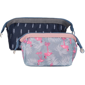 NFI essentials Printed Cosmetic Pouch | Makeup Pouch | Vanity Kit | Jewelery Travel Organiser