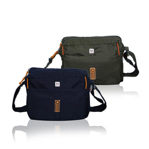 NFI essentials Men's Side Bag Pack of 2 Stylish Travel Office Business Messenger Bag for Men Women - AYAHA ENTERPRISES PRIVATE LIMITED