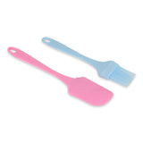 NFI essentials Spatula and Basting Brush Set, Non-Stick Cooking Safe Set of 2 Heat Resistant - AYAHA ENTERPRISES PRIVATE LIMITED