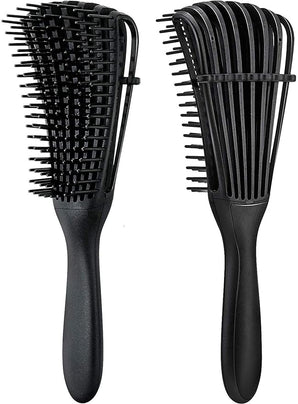 NFI essentials Detangler Hair Brush For Curly Hair Comb For Women Men & Kids, Comb For Curly Wavy Hair Pain Free Hair Detangling Brush, Curl Brush For Hair