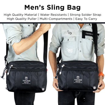 NFI essentials Cross Body Sling Bag For Men & Women for Office Travelling Stylish Multipurpose Messenger Chest Bag for College & Classes, One Side Shoulder - AYAHA ENTERPRISES PRIVATE LIMITED