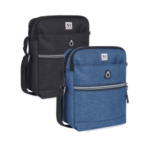 NFI essentials Small Unisex Sling Bag Cross Body Bag for Travelling