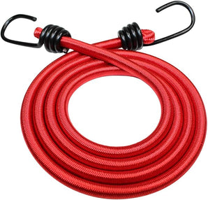 NFI essentials Strong, Flexible, and Dependable, This 1.8-Meter Pro- Elastic Heavy-Duty Bungee Rope is Ideal for Tying Down, Carrying, Organizing, Cloths Easily. (Assorted Colour)