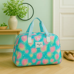 NFI esssential PU Printed Cabin Travel Duffel Bag for Men and Women Large Weekender Travelling Bags, Stylish Hand Adjustable Shoulder Strap Overnight Stays (Copy)