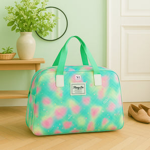 NFI esssential PU Printed Cabin Travel Duffel Bag for Men and Women Large Weekender Travelling Bags, Stylish Hand Adjustable Shoulder Strap Overnight Stays (Copy) (Copy)