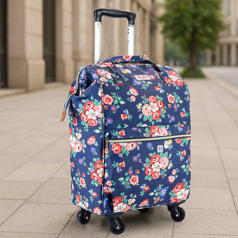 NFI essentials Nylon Travel Trolley Bag Duffle Dual Function Travelling Trolley & Backpack Storage Bag for Women Turn Baby Daiper Backpacks - AYAHA ENTERPRISES PRIVATE LIMITED