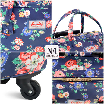 NFI essentials Nylon Travel Trolley Bag Duffle Dual Function Travelling Trolley & Backpack Storage Bag for Women Turn Baby Daiper Backpacks - AYAHA ENTERPRISES PRIVATE LIMITED