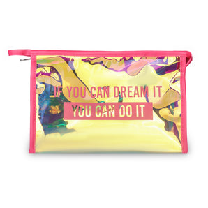 NFI essentials Glossy Makeup Pouch for Women Stylish Pouches for Makeup accessories storage Cosmetic Pouch