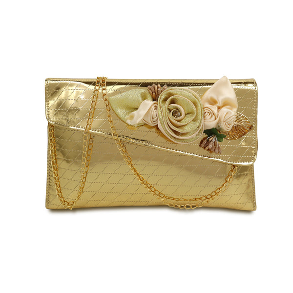 Silver gold metallic faux snakeskin evening bag clutch 1960s 70s purse