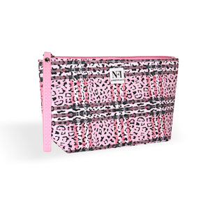 Printed Cosmetic Pouch | Makeup Pouch | Vanity Case | Travel Organiser | Size: 25x14.5x7.5cm - NFI essentials