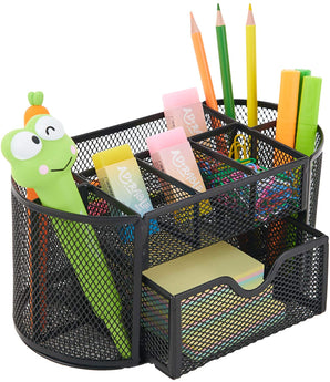 NFI essentials Mesh Metal Desk Organizer