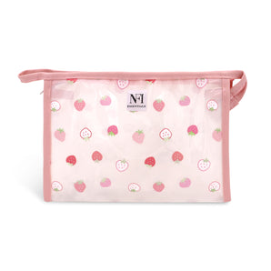 NFI essentials PU Floral Print Makeup Pouch for Women, Stylish Pouches for Makeup Accessories & Travel Organiser, Cosmetic Pouch - AYAHA ENTERPRISES PRIVATE LIMITED