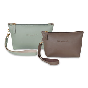 NFI essentials Makeup Pouches for Women Stylish | Makeup Bag Accessories Travel Cosmetic Bags | Toiletry Bag - AYAHA ENTERPRISES PRIVATE LIMITED