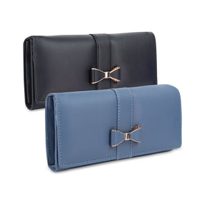 NFI essentials PU Women,s Wallet Stylish Clutch Wallet With Zipper Pocket Ladies Travel Purse